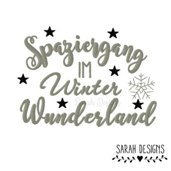 Stickdatei – Winterwunderland 18×13