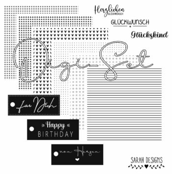 DigiStamp inkl. Papier * Black and White *