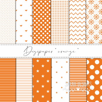 Digipaper * orange *