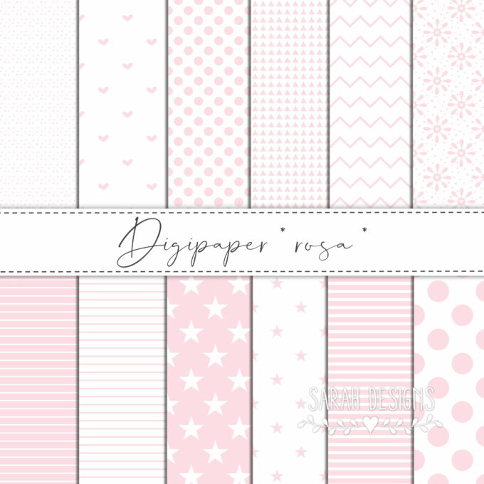 Digipaper rosa digitales papier plotten plotterpapier