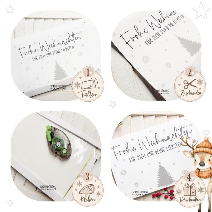 24 STUNDEN FREEBIE – Geschenkverpackung | Adventskalender | 24er Set | PDF